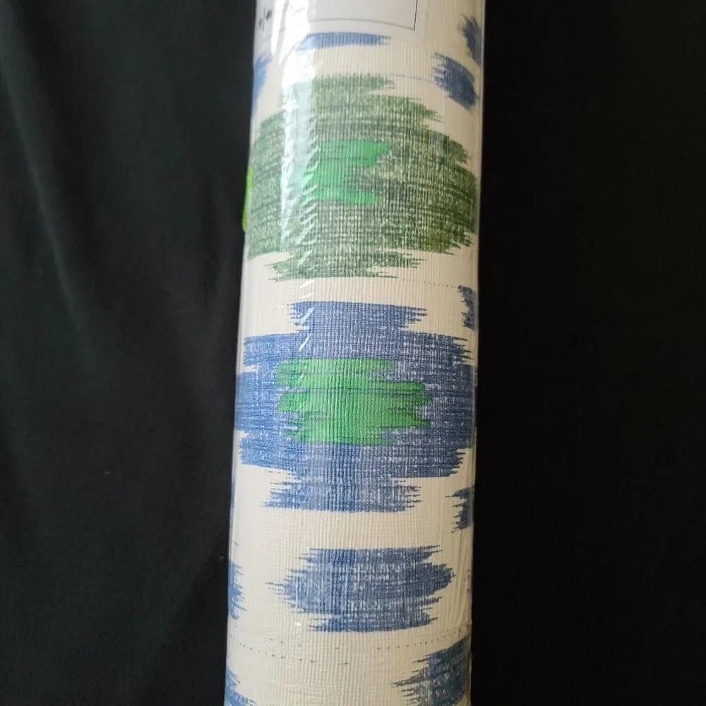 Gaston Y Daniela Wallpaper Libreria Ikat Azul GDW-5446-002 27.5 in X 32.8 ft NEW
